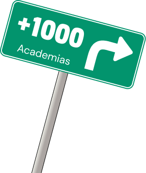 Mais de 1000 academias